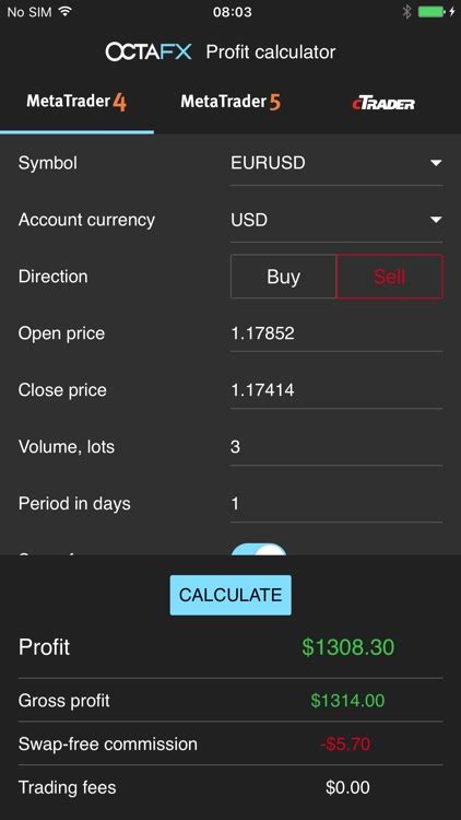 calculator octafx|octafx trade calculator.